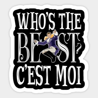 Who's the best? Lafayette! Sticker